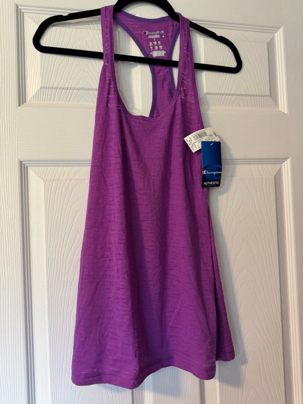 Champion Women's Purple Racerback Tank Top